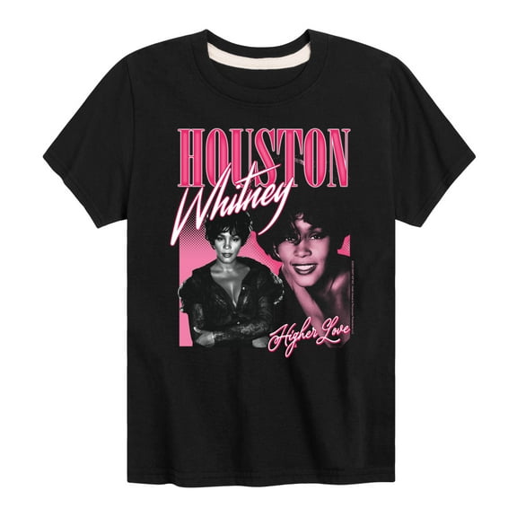 Whitney Houston - Higher Love - Toddler And Youth Short Sleeve Graphic T-Shirt
