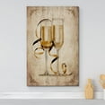 thumbnail image 2 of wall26 Canvas Print Wall Art Vintage Confetti Champagne Glasses Drinks &amp; Cocktails Alcohol Digital Art Modern Art Decorative Bohemian Chic Kitchen/Food for Living Room, Bedroom, Office - 32", 2 of 5