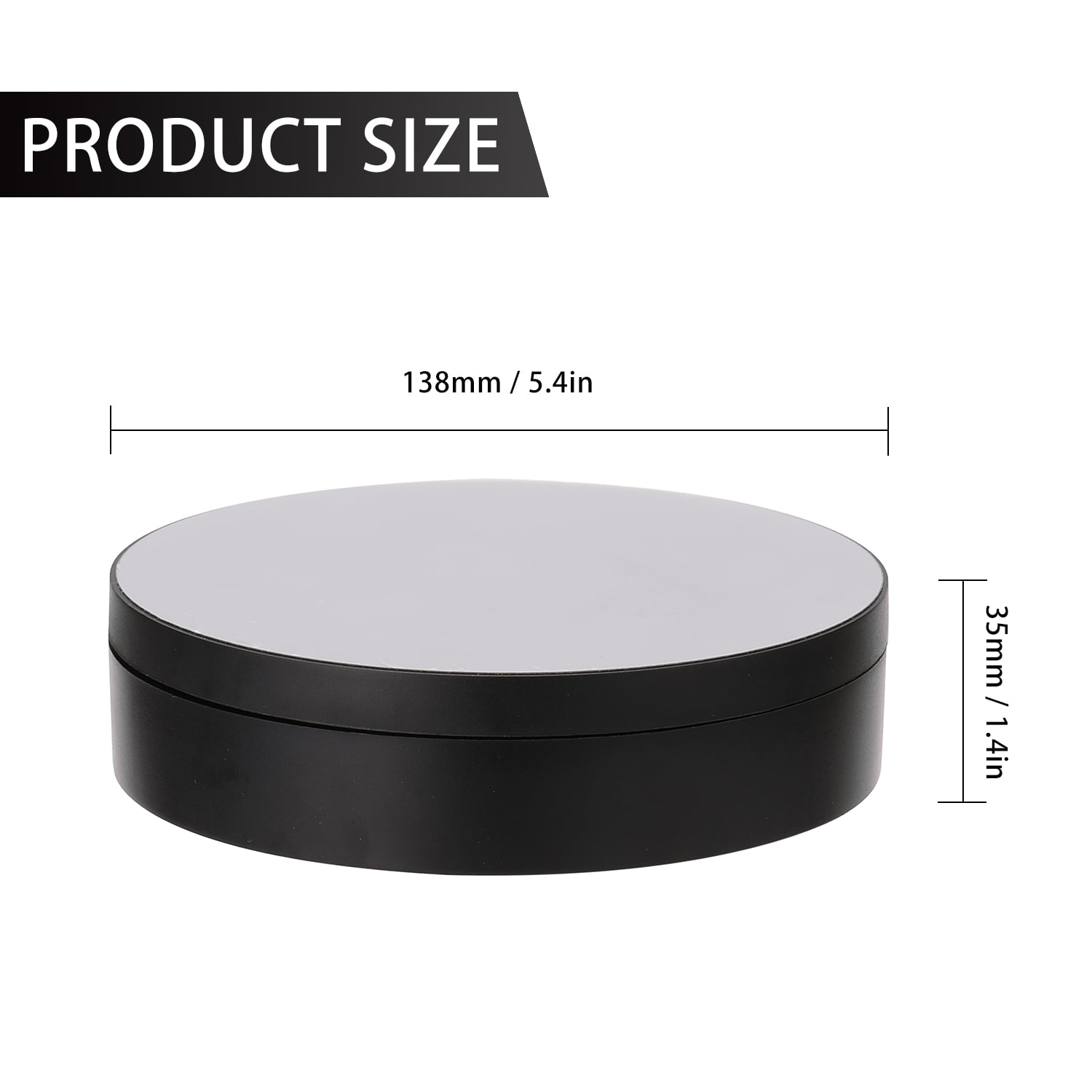 360° Rotating Turntable Display Stand for Product Jewelry Video Shooting R6S4 