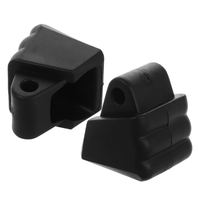 OUNONA 2Ud Pastilla De Universal Para Con Instalación Rápida Y Material Resistente Negro