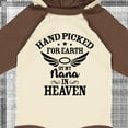 thumbnail image 4 of Inktastic Handpicked for Earth by My Nana in Heaven with Angel Wings Boys or Girls Long Sleeve Baby Bodysuit, 4 of 5