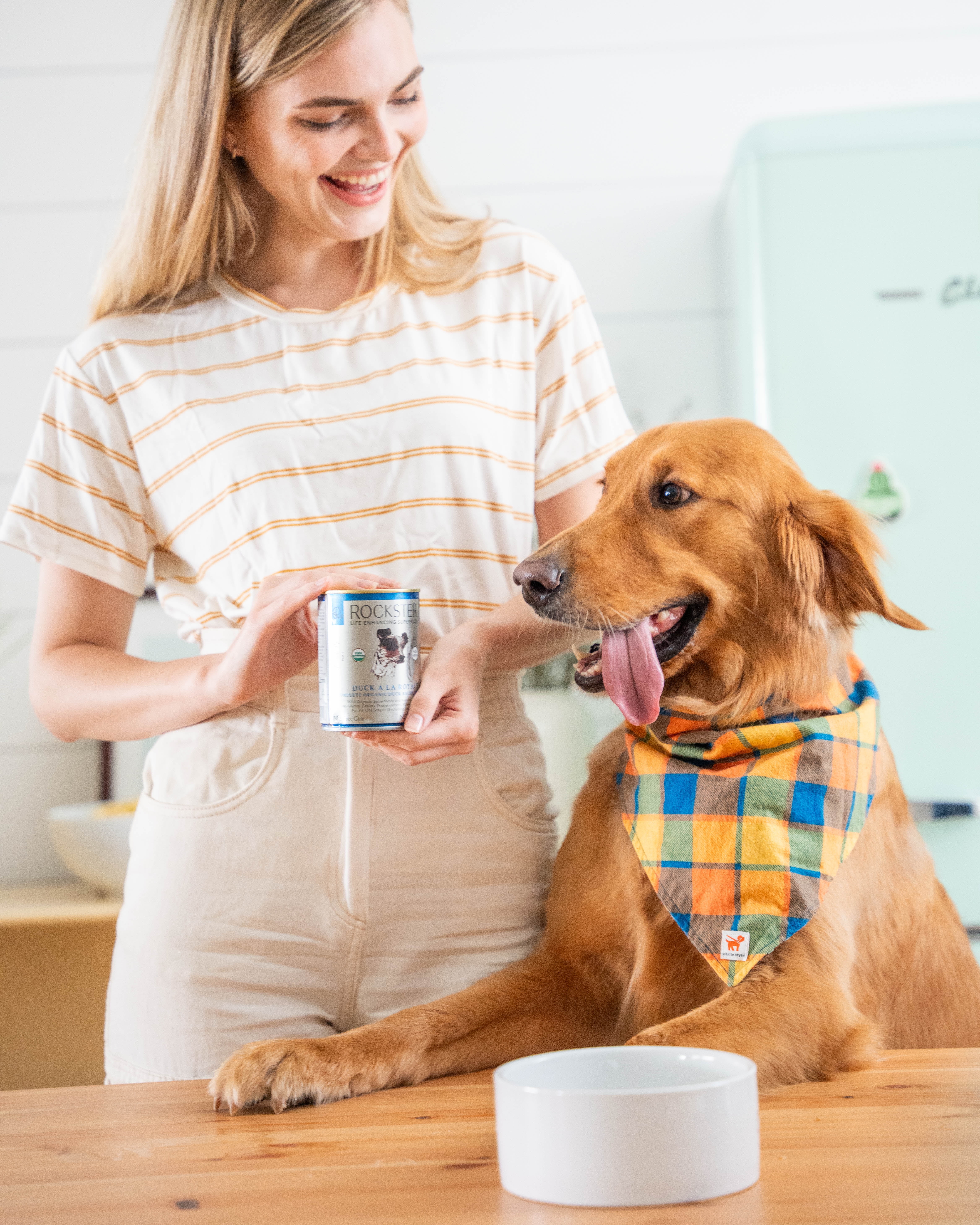 Organic Duck Wet Dog Food, 12-Pack – Single Protein Recipe, Complete & Balanced, Rockster Duck a la Royale BPA-Free (12 oz Cans)