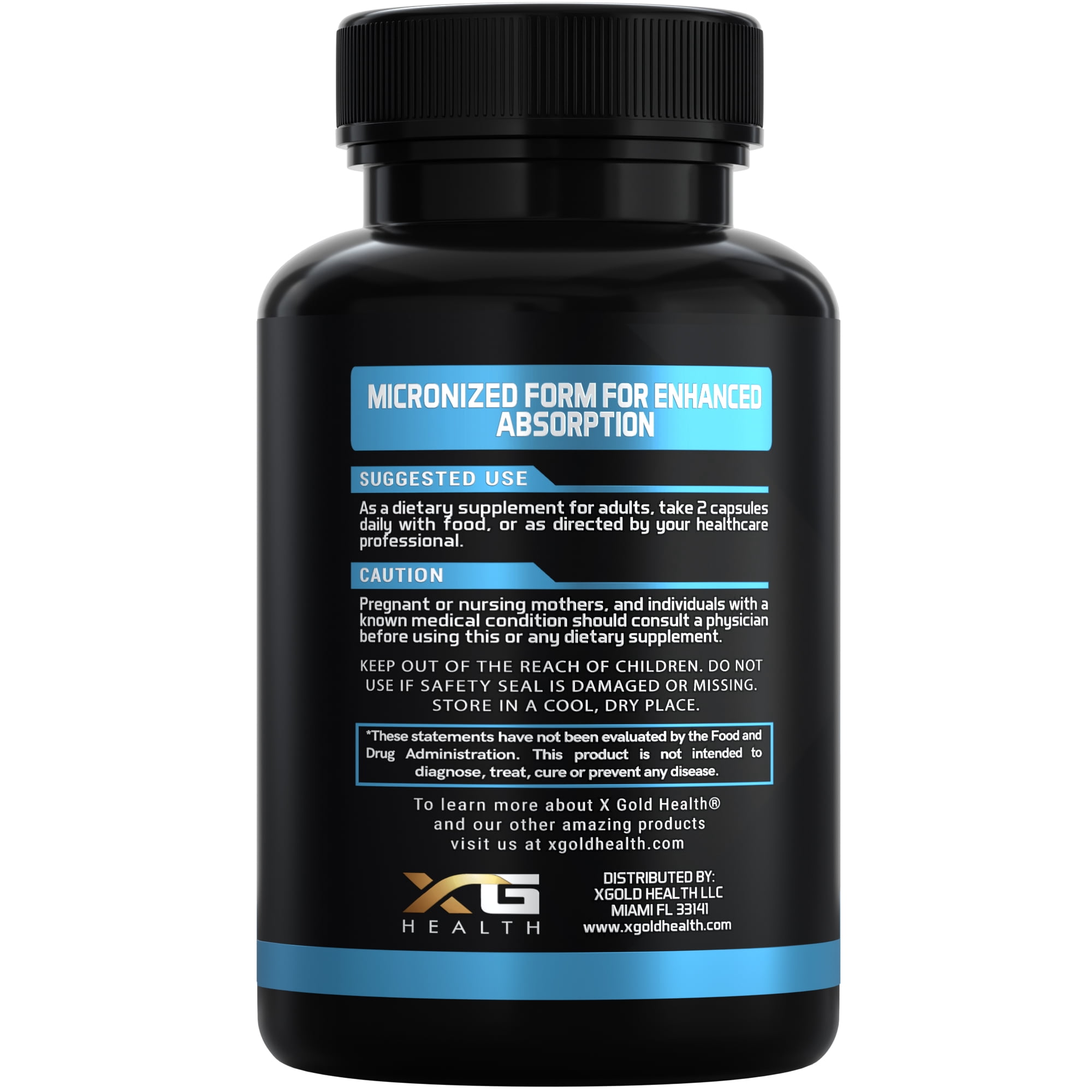 Micronized Palmitoylethanolamide (PEA) Supplement - 600 MG Per Serving - Highly Purified & Bioavailable - 120 Capsules - Natural Discomfort Support for Men and Women