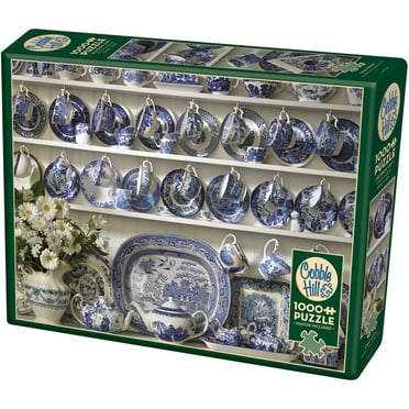 Cobble Hill Fish Signs Jigsaw Puzzle - Nostalgic Art, Fun For All Ages
