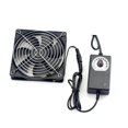 thumbnail image 1 of Server PC Cooling Fan 120mm 3000RPM With Controller, 12V/220V Dual Voltage For BTC Mining Workstation Chassis Radiator ,High-Efficiency, 1 of 7