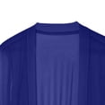 thumbnail image 5 of Xdegoge Swimsuit Cover Ups for Women Open Front Cropped Cardigan Sheer Chiffon Long Sleeve Bolero Shrug Lightweight Beachwear Tops, 5 of 5