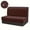 Dark Coffee, variant on ATJIA RV Dinette Cushion Covers Stretchable Loveseat Sofa Furniture Protector Elastic Camper Cushion Slipcoversfor RV Camper Car Bench