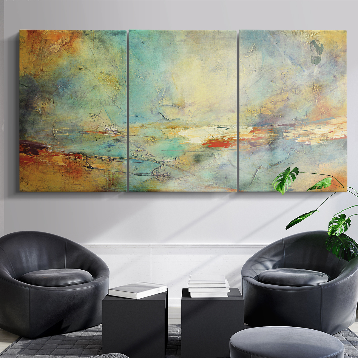 Wexford Home Eternidad - 32" x 64" Multi-Piece Canvas Art, Ready to Hang