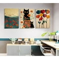 thumbnail image 4 of Bathroom Dog Wall Art, Funny Animal Canvas Paintings Prints, French Bulldog Pictures Poster Artworkfor Lavatory Toilet Restroom Washroom Home Decortion（Only canvas）, 4 of 6