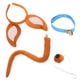 thumbnail image 3 of Conjunto de disfraz de perro: diadema con orejas de cachorro, nariz de perro simulada, pajarita y cola, accesorios de cosplay de animales para niños, accesorios de juego de rol de Halloween., 3 of 6