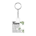 thumbnail image 2 of Team Appreciation Gifts Bulk for Coworker Employee Staff, Thank You Christmas Gift Set Acrylic Puzzle Piece Keychains (1PC,E), 2 of 4