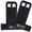 Black (Square Finger Hole), variant on WOD Nation Barbell Gymnastics Grips for Pull-up Training and Kettlebells, Black, Small