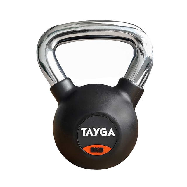 Pesa Rusa Tayga Rubber Cromada 8 Kg.