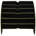 thumbnail image 2 of File Organizer, Wooden File Sorter Desk Paper Filing Storage for A4 Paper, Magazine and Document(36.5 * 28 * 28cm,Black), 2 of 5