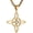 Gold Celtic Cross, variant on Stainless Steel Celtic Knot Necklace for Women Men Celtic Cross Viking Rune Irish Triquetra Trinity Knot Pendant Jewelry Gift