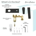 thumbnail image 3 of Voltaire Single-Handle, Wall-Mount, Bathroom Faucet in Matte Black, 3 of 11