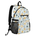 thumbnail image 2 of JIALIOU 14" Laptop Backpack Waterproof Airline Approved Stylish Casual Daypack for Travel Business College Work, Scattered Dandilion Floral, 2 of 8