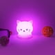 thumbnail image 5 of Luz nocturna para niños, luz LED recargable para bebés con silicona suave, diseño de animalito y RGB multicolor, compatible con control remoto y táctil, regulable (gato), 5 of 5