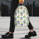 thumbnail image 2 of Easygdp Rainbow Llama Mochila Ligera de 15 Pulgadas para Estudiantes, Mochila Cómoda para la Escuela y Viajes, Correas Ajustables, 2 of 6
