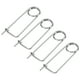 thumbnail image 1 of Uxcell 4-Pack Pin de Seguridad de Chaveta en Forma de Broche, Pines de Acero Inoxidable M3x60mm, Sujetadores de Broche de Bloqueo Rápido Clips Retenedores Pesados, 1 of 7