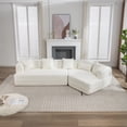 thumbnail image 4 of Modern Modular Sectional Sofa Couch, Entertainment Centre Chaise Couch L Shaped Upholstered Sofa Cloud Couch, 4 of 8