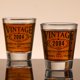 thumbnail image 2 of Vaso de Shot AOZITA Vintage 2004 50 ml con Caja de Madera para 21º Cumpleaños, 2 of 7