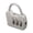 Red, variant on Lightweight Padlock Compact Cabinet Trolley Case Purple Red Zinc Alloy Blue Combination Lock Light Green Practical