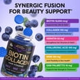 thumbnail image 3 of Gomitas de biotina NUTRAHARMONY que ayudan al crecimiento del cabello, 10000 mcg, 3 of 8