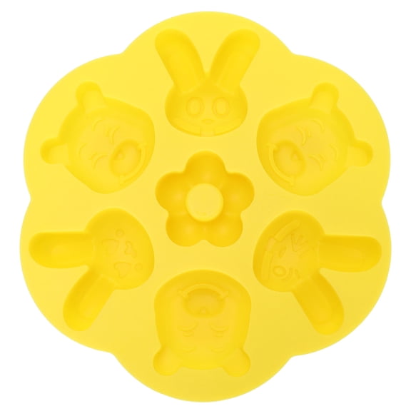 YAHHU Cartoon Silicone Mold – Reusable DIY Cake & Chocolate Mold, Food‑Grade, Microwave & Freezer Safe, 9.06"×10.24"