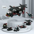 thumbnail image 4 of 6IN1 Engineering Car Helicopter  Truck Tank City Building Blocks Police Bricks Fire Fighting Brick Set Toys for Children, 4 of 10