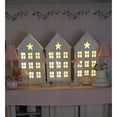 thumbnail image 6 of Northlight Snow Covered Rustic Wooden Christmas House - 30" - White, 6 of 6