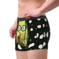 thumbnail image 4 of Haiem Avocado with Glasses Men's Boxer Briefs, Every Day Comfort Stretch Cotton Moisture-Wicking Underwear-X-Large, 4 of 9