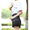 thumbnail image 3 of Lightweight Crossbody Bags for Women Shoulder Bag Purse Nylon Soft Travel Handbag with Multi Pockets,18*15*8cm,Black, 3 of 6