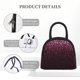 thumbnail image 4 of Easygdp Pink Glitter Sparkles A Bolsa de Almuerzo Insulada Grande, Forro de Aluminio, Diseño Espacioso, a Prueba de Fugas, Ideal para Trabajo, Picnics, Viajes y Actividades al Aire Libre, 4 of 6