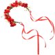 thumbnail image 1 of unbranded Guirnalda Floral Roja Y Para Eventos Fiesta Y Uso Diario, 1 of 6