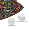 thumbnail image 3 of Kdxio Cotton Pillow Cases Pillowcases,Soft and Breathable Bedroom Pillow Cases-Snake And Flower, 3 of 8
