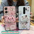 thumbnail image 4 of ABL-Phone Case For MOTO G Stylus 5G 2024, Durable Glitter TPU Back Cover Skin feel silicone Soft Case Protective Rotatable stand Simplicity Kickstand Cartoon Phone Lens Protection cute, 4 of 9