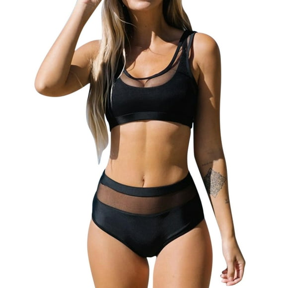 knqrhpse Bikini Sets for Women,Womens Swimsuits Two Piece Bikini Swimsuits for Top With High Waist Bottoms Bathing Suits Swimsuit Coverup for Women Womens Swimsuits Micro Bikini,Two Piece Swimsuit