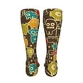 thumbnail image 6 of KLL Robot and Monsters Print Cool Socks Men's Women's Crew Socks Funny Crazy Novelty Stockings, 6 of 8