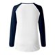 thumbnail image 4 of MHFRRA Camiseta de Manga Larga con Cuello En V y Estampado de La Bandera de Canadá para Mujer Marina de Guerra, 4 of 4