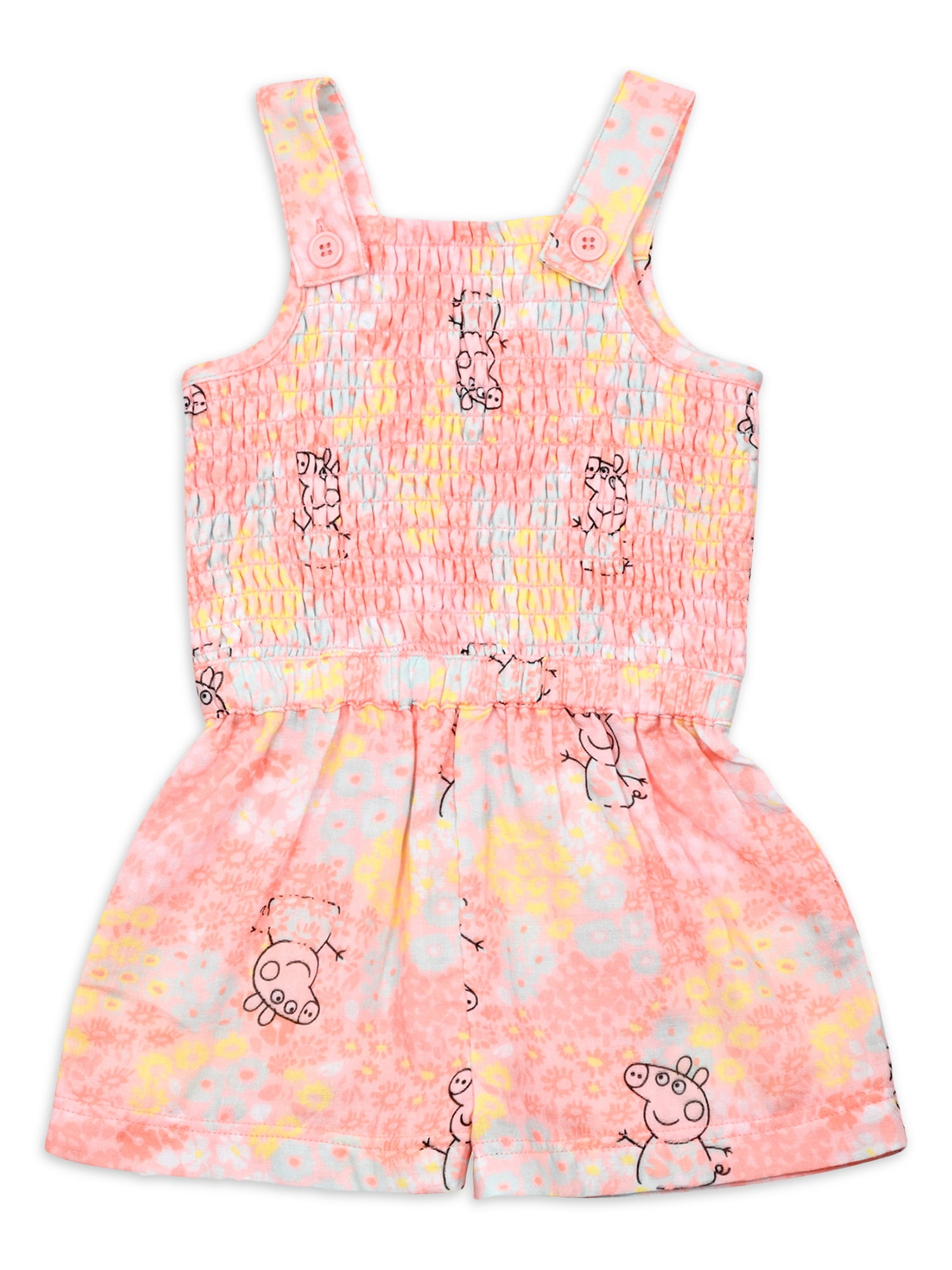 Peppa Pig Baby and Toddler Girl Romper, 12 Months-5T - Walmart.com