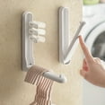 thumbnail image 4 of Baweave [Portable Clothes Rack] Collapsible Non-Slip Portable Wall Hanger Storage Clothes Rack for Dormitory Students, 4 of 7