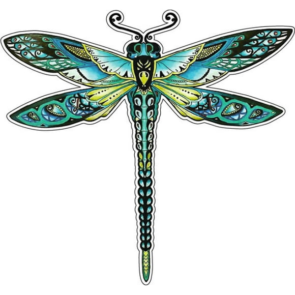 9" Psychodelic Dragonfly