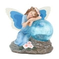 thumbnail image 2 of Solar Garden Fairy Statue, Fairy Garden Statues Solar Light Porch Decoration  for Balcony, 2 of 7