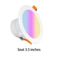 thumbnail image 4 of Toystoory Foco LED Downlight Personalización Control de voz Flexible 7W RGB Lámpara que cambia de color Ajuste de aplicación Luz cálida y fría Trabajo Iluminación y accesorios Tipo 1 Toystoory HA064926-01, 4 of 6