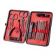 thumbnail image 1 of Juego de 18 piezas de manicura, cortaúñas de acero inoxidable, cuchillo de pedicura, kit de herramientas para el hogar, 1 of 13
