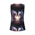 thumbnail image 5 of Lsque Fox Couple Printed Workout Tank Tops for Women, Athletic Sports Tank Tops, Compression Sleeveless Dry Fit Shirts,Sleeveless Yoga Shirt-X-Large, 5 of 9