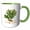 Green/White, variant on 3drose, Connecticut Territory Tree the White Oak, 15oz Mug