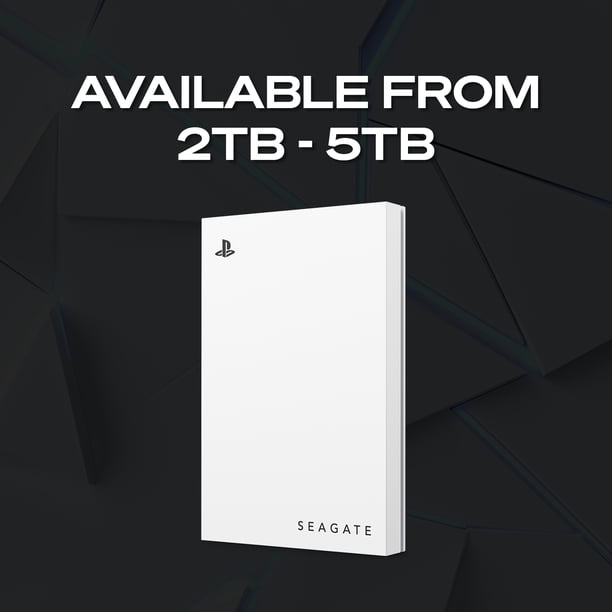 Seagate 2TB PS5 Game Drive - External USB 3.0 Portable HDD Storage
