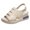 White, variant on Vedolay Summer Sandal Sandals for Women Platform Sandals,Two Band Wedge Sandals with Adjustable Ankle Strap,Green 6.5